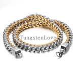 60cm*10mm Stainless Steel Mens Necklace Wheat Link Chain 24 Inches