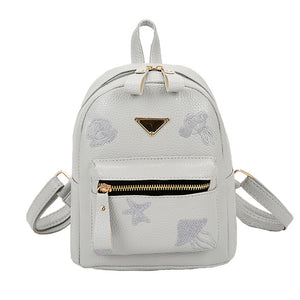 Women Girl School Bag Fashion Leather Travel Small Backpack Satchel Shoulder Rucksack Backpack For Teenage Girls Camera Bag