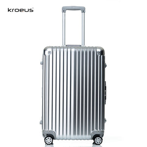 Kroeus ABS+PC Trolley Luggage Suitcase Lightweight Hardshell with TSA Lock Dual Mute Spinner Wheels