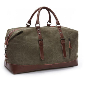 Canvas Leather Travel Bags