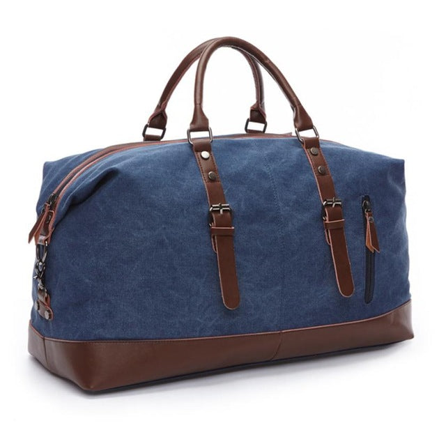Canvas Leather Travel Bags