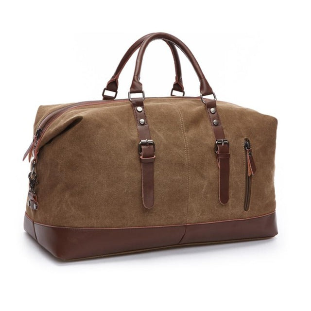 Canvas Leather Travel Bags